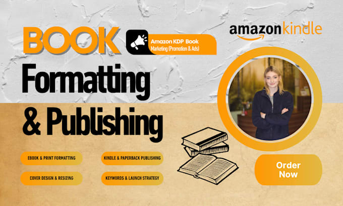 book formatting, paperback formatting, kindle ebook formatting and layout design
