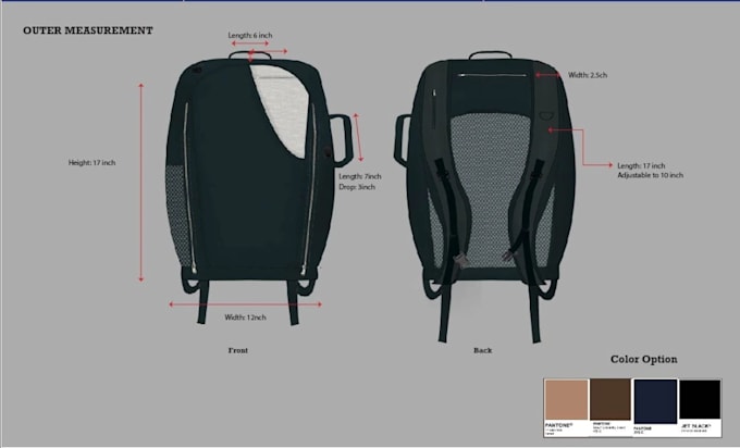 design handbag backpack, duffle bag tech pack, bag design, bag tech pack
