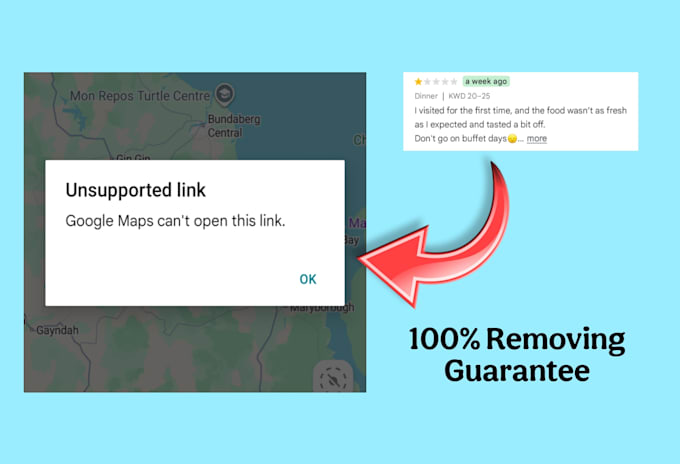 remove google business negative defaming fake link