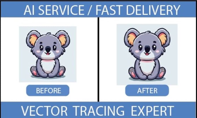 do vector tracing and logo recreation