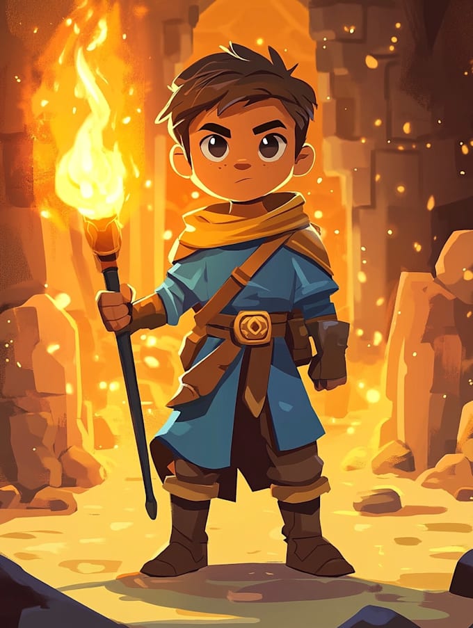 draw 2d game character or 2d game character