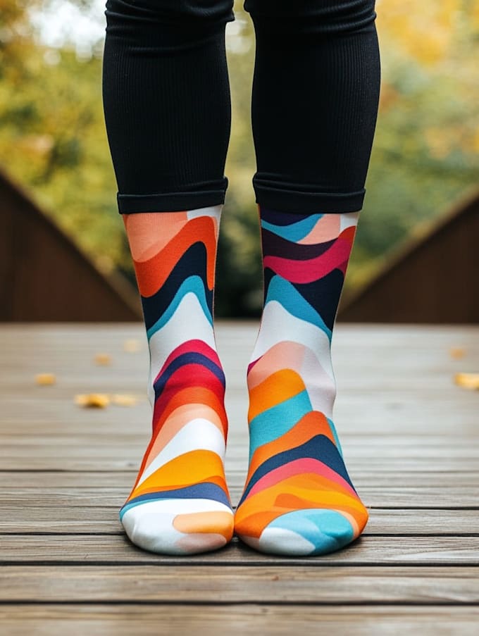 design a unique socks design