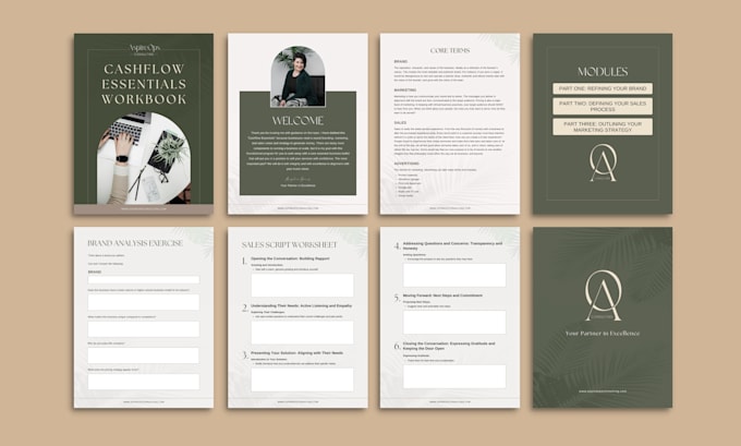 do ebook design, workbook design in canva