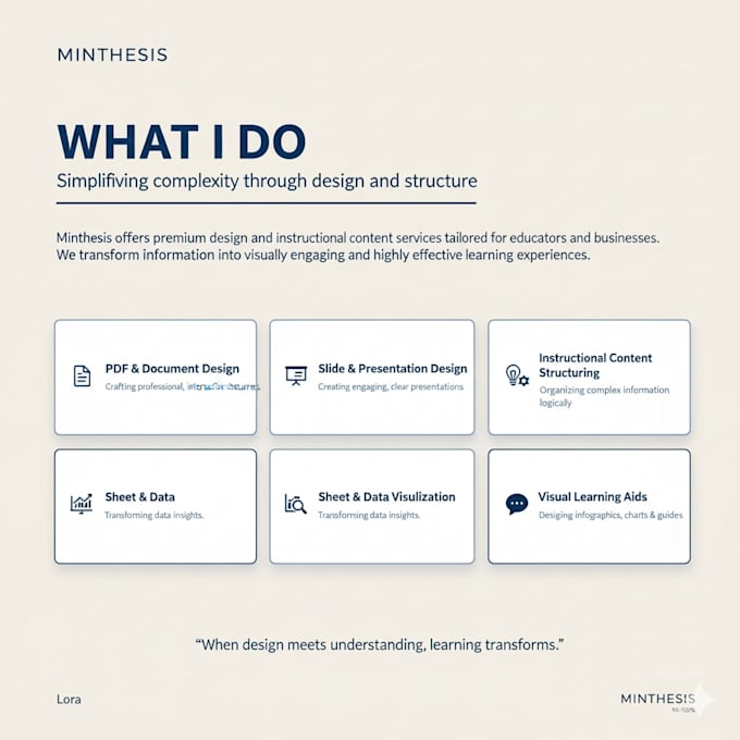 professional instructional design and course content