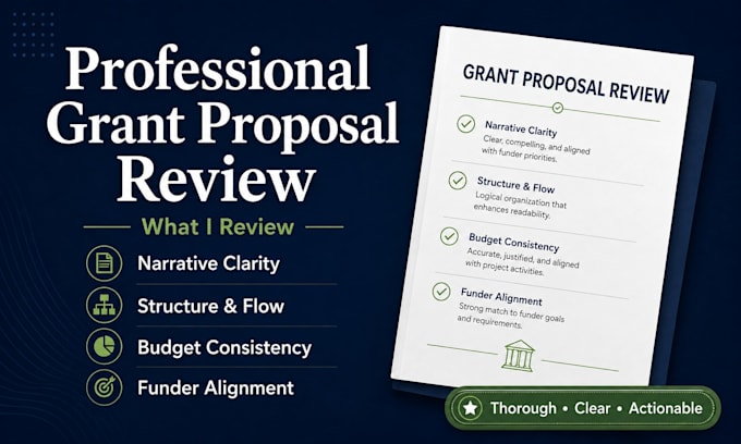 edit your grant proposal as a former nonprofit grant manager