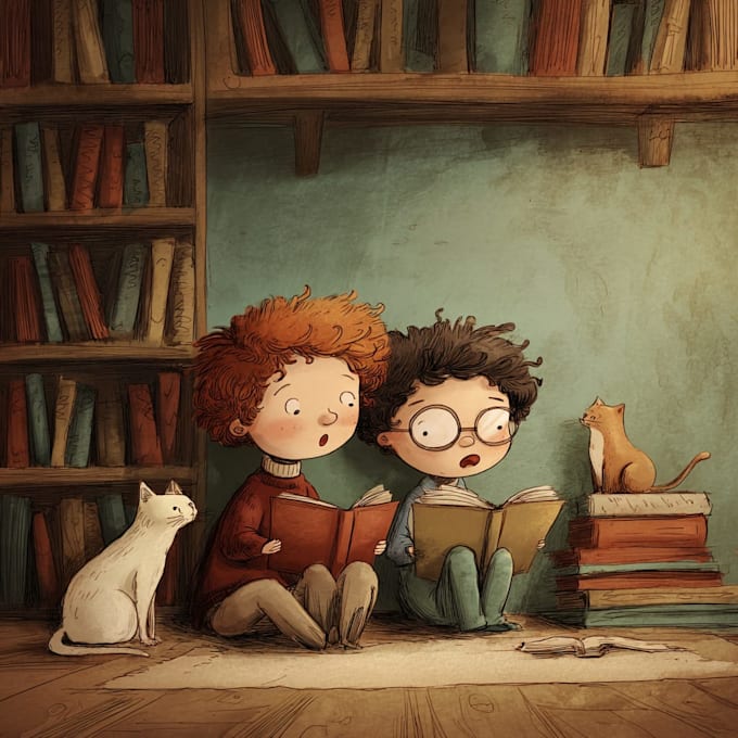 draw children illustrations for books