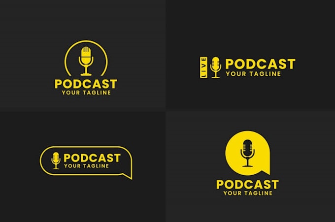 make professional podcast logo design