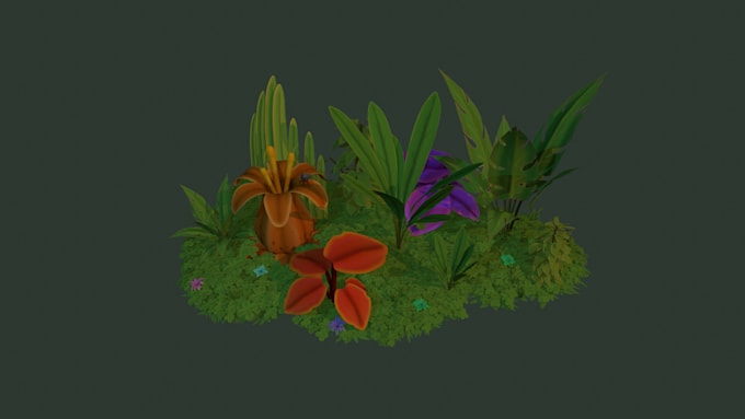 create simple stylized props for game or animated movies