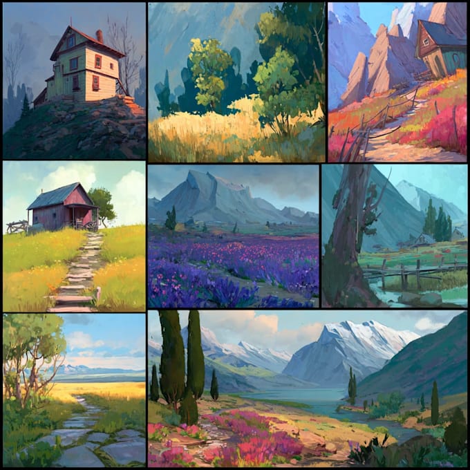 environment concept art landscape design
