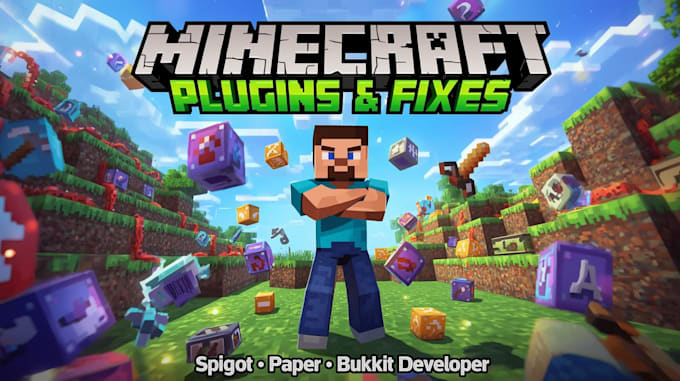 create and fix powerful minecraft spigot, paper, and bukkit plugins
