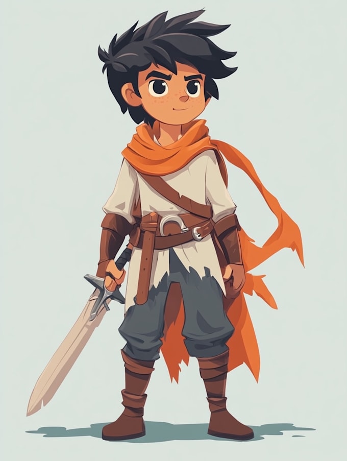 create simple 2d game characters