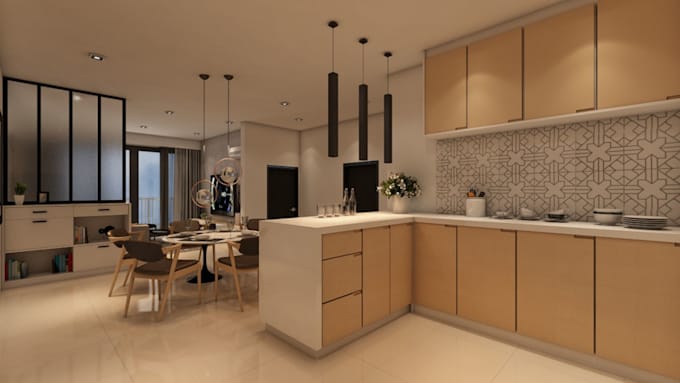 design and render 3d cgi condos, loft apartments, villas, and penthouses