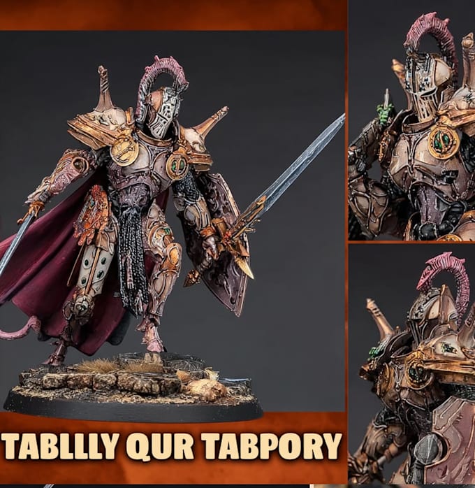 professionally paint your warhammer, dnd, tabletop, and custom models