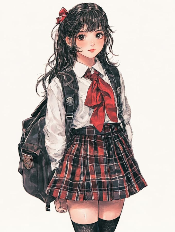 draw anime character for you