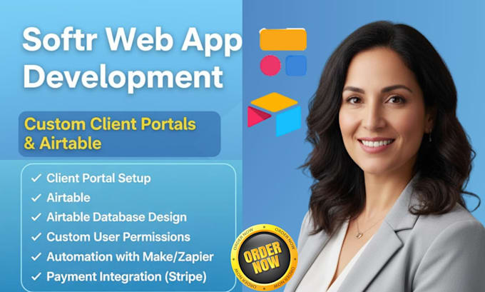 softr client portal, softr webapp, airtable database, airtable automations