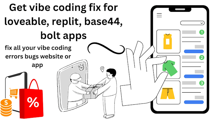 Get vibe code errors fix cleanup bugs for loveable, replit, base44 ...