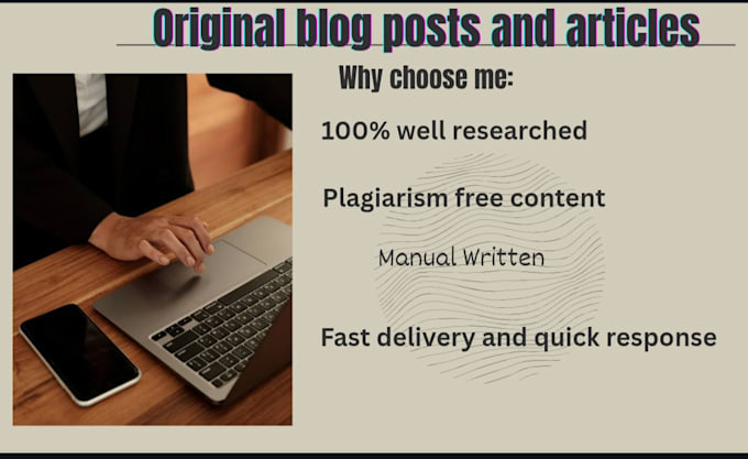 create well researched blog articles that sound human and well structured