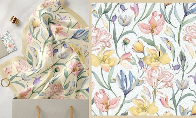 design scarf bandana patterns for fabric prints