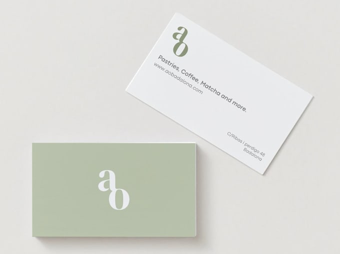 design a custom business card for your brand