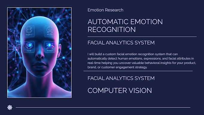 build automatic emotion recognition and facial analytics system