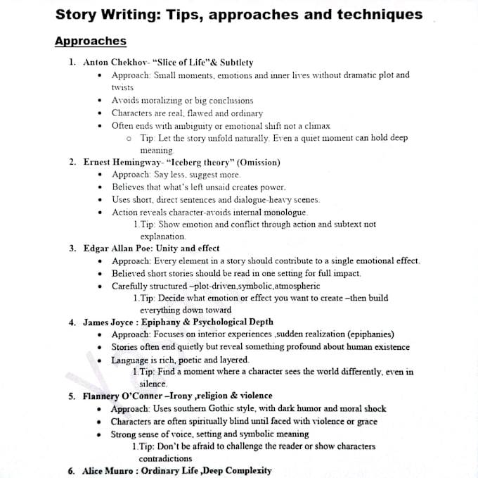 write short stories for you