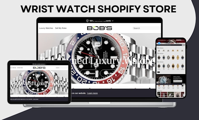 design wrist watch shopify store jewelry website smart watch store jewelry store
