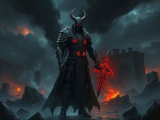 draw dark art and monsters