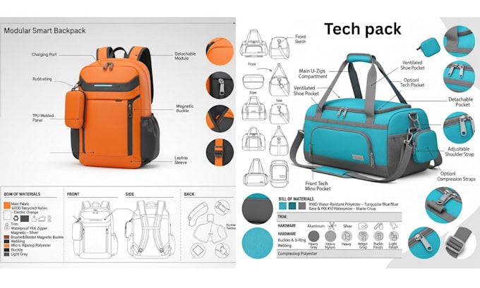 bag tech pack bag design handbag tech pack backpack tech pack luggage duffle bag