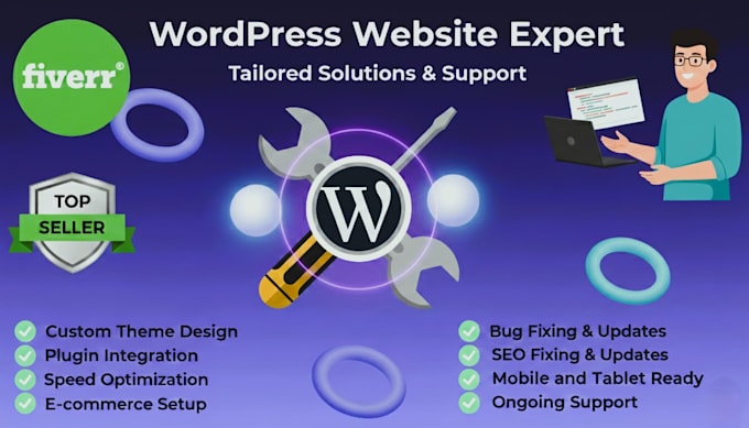 install wordpress, setup theme and import demo content