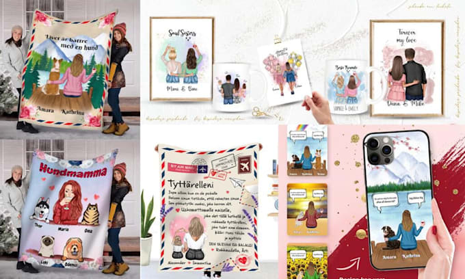 create unique personalized products with teeinblue pod