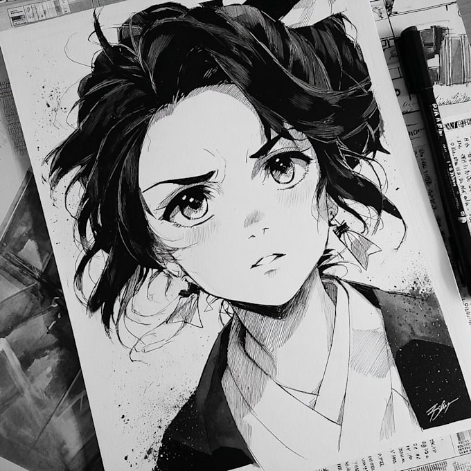 draw an amazing anime art