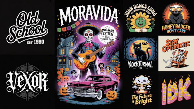 do graphic t shirt design vector illustration redesign