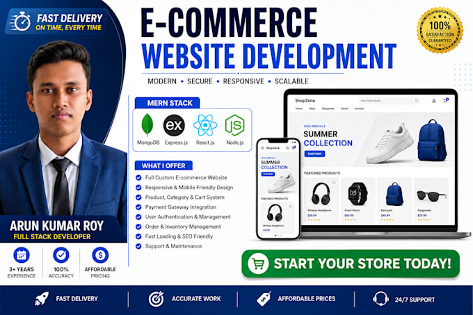 provide affordable full stack developer services with quick delivery