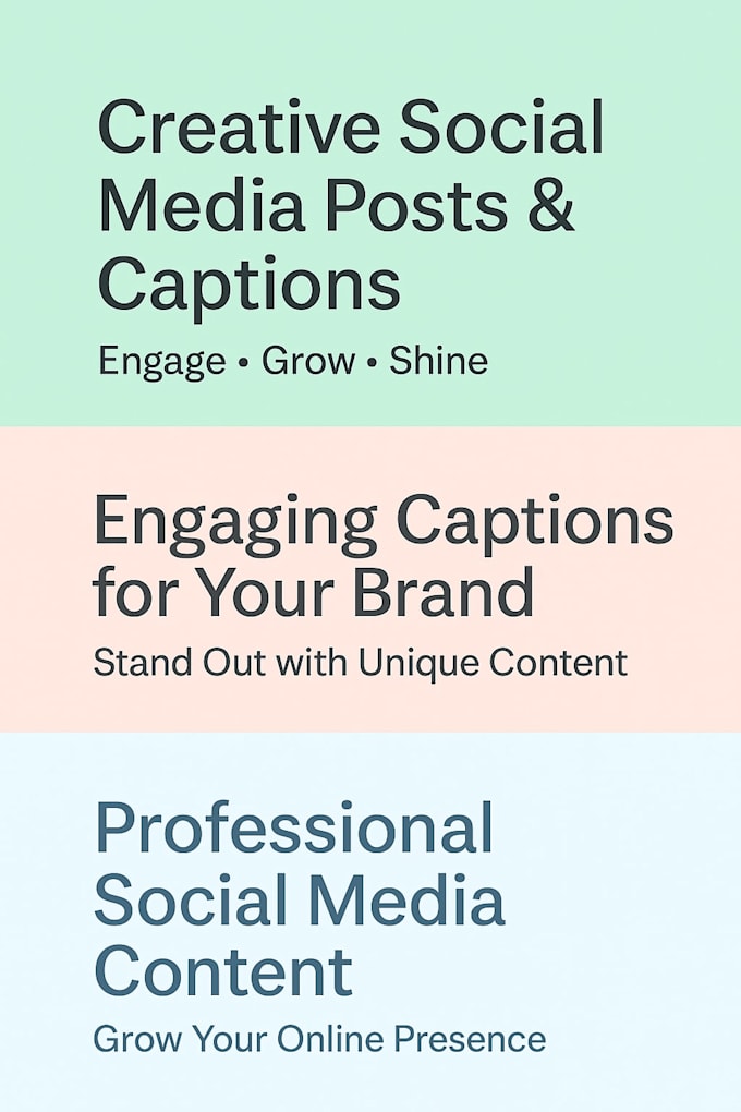 Create engaging social media content by Heartfeltbymary | Fiverr