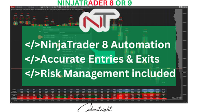 build or fix a profitable ninjatrader 8 forex trading bot or strategy