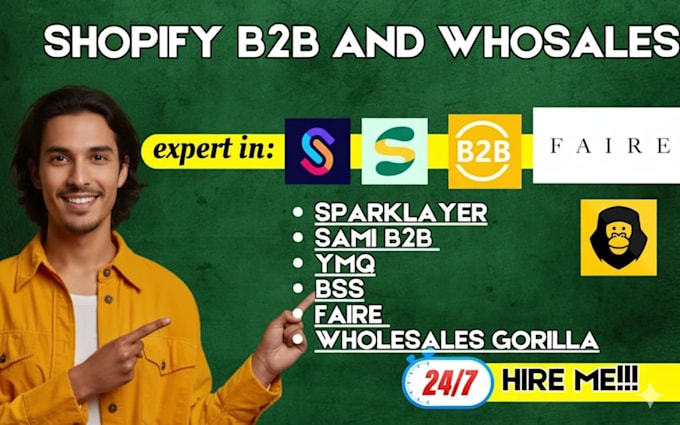 create your shopify b2b wholesale store, german native