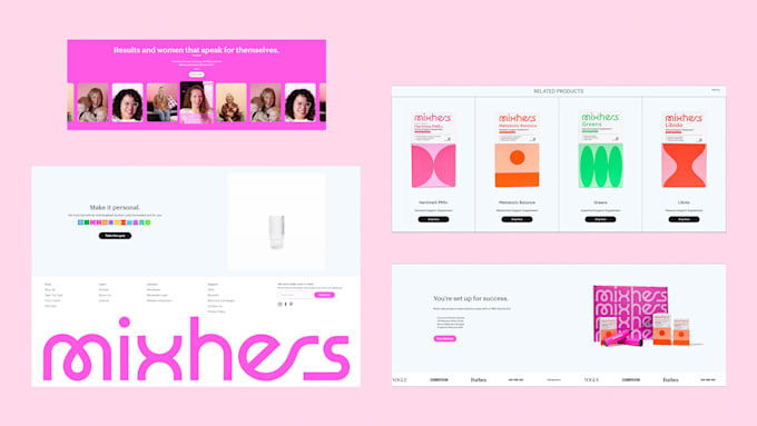 design, redesign responsive figma framer website webapp