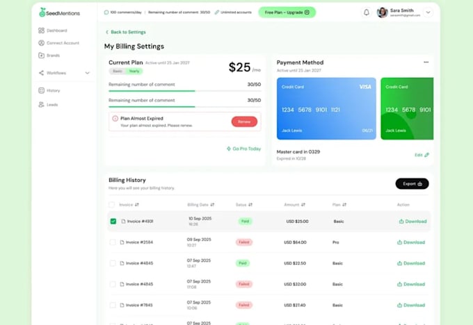 build subscription billing usage based pricing saas web app iot billing platform
