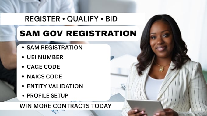 register your business on samgov, get uei,cage code, naics code