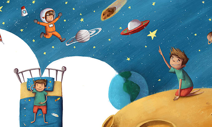 create original and unique childrens illustrations for you
