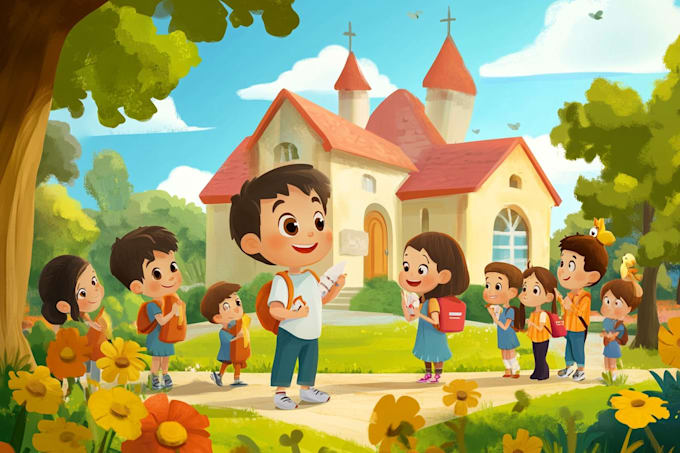 illustrate children book illustration
