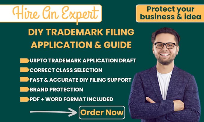 prepare your uspto trademark application draft and correct class selection