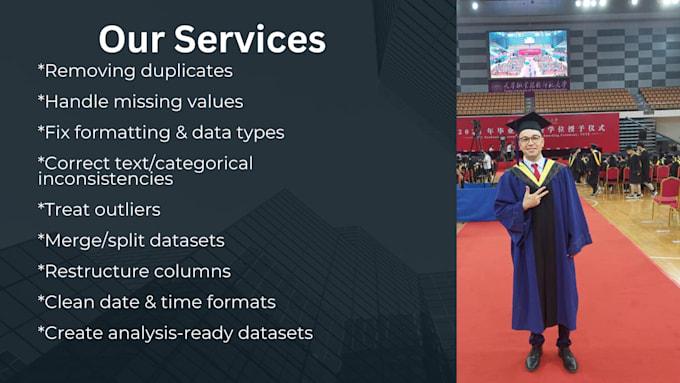 do data cleaning, data extraction, data mining with python and excel