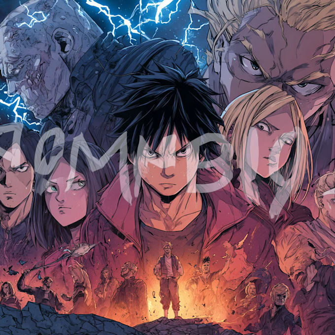 draw a cover art or comic cover art
