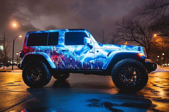 professional van wrap design, vehicle wrap design