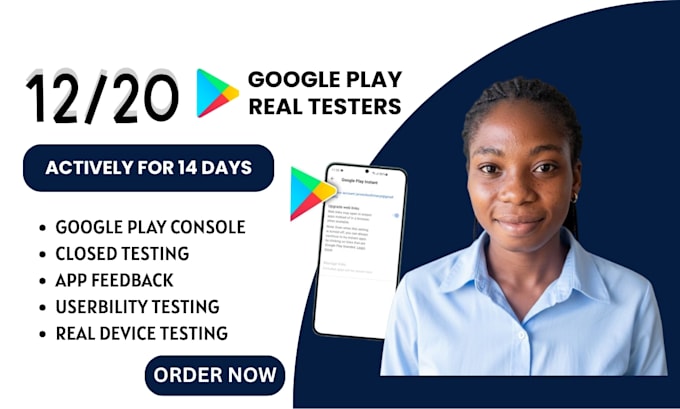 12 testers 20 testers for 14 days closed testing google play console 12 testers