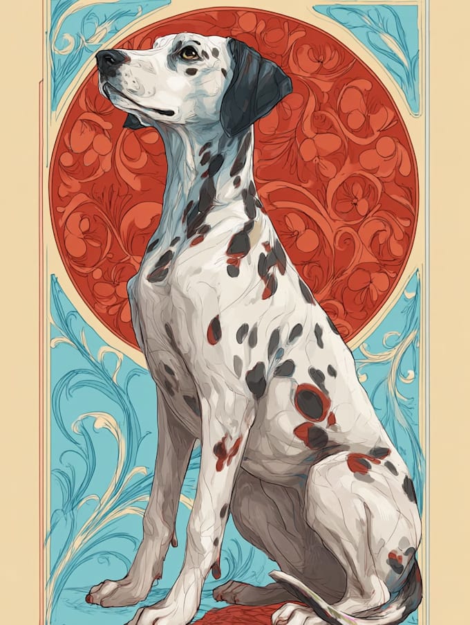 draw pet portrait with disney style