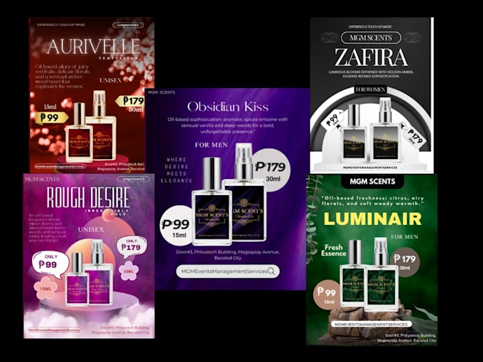 create a professional product marketing posters and ads