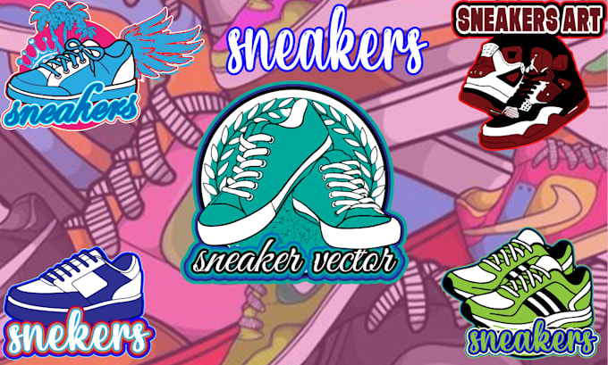 design a sneaker and shoes logo