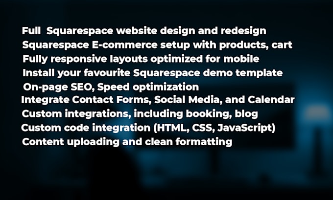 do squarespace website design, squarespace redesign as a squarespace expert